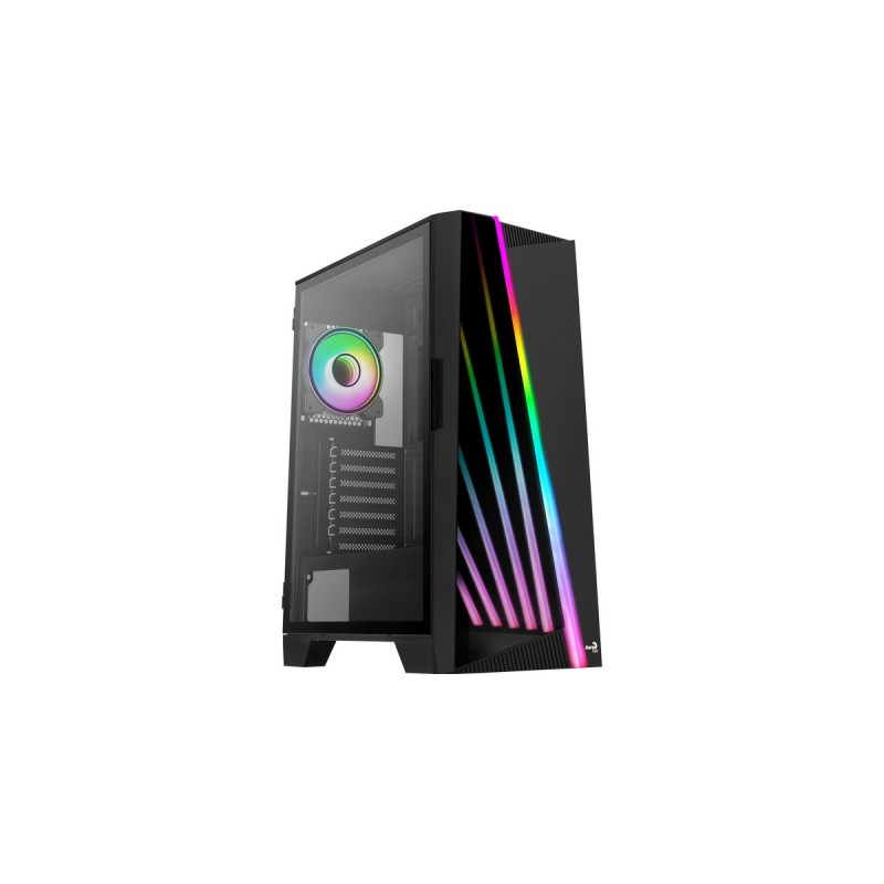 Aerocool Mirage-G-BK-v1, Tower-Gehäuse(schwarz, Tempered Glass)