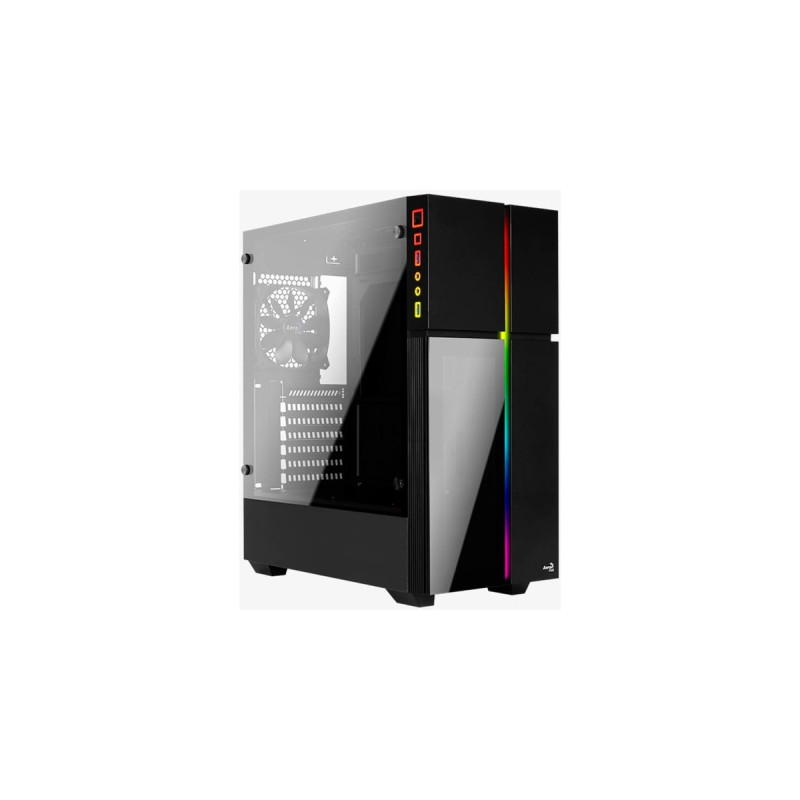 Aerocool Playa, Tower-Gehäuse(schwarz, Tempered Glass)