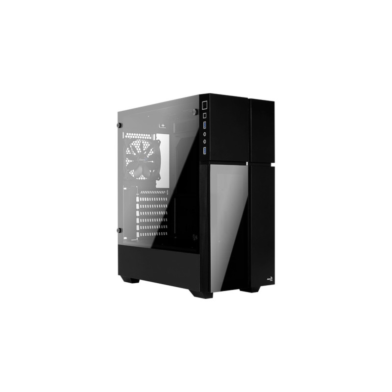 Aerocool Playa, Tower-Gehäuse(schwarz, Tempered Glass)