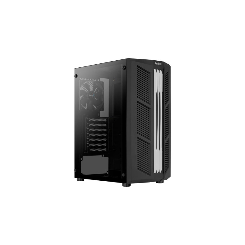 Aerocool Prime v1, Tower-Gehäuse(schwarz, Tempered Glass)