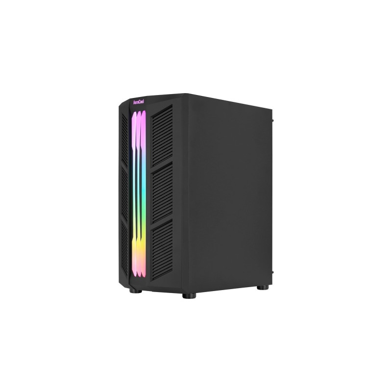 Aerocool Prime v1, Tower-Gehäuse(schwarz, Tempered Glass)