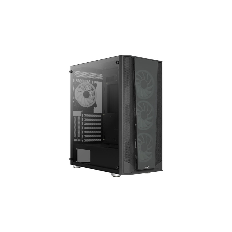 Aerocool Prism ARGB, Tower-Gehäuse(schwarz, Tempered Glass)