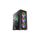 Aerocool Prism ARGB, Tower-Gehäuse(schwarz, Tempered Glass)