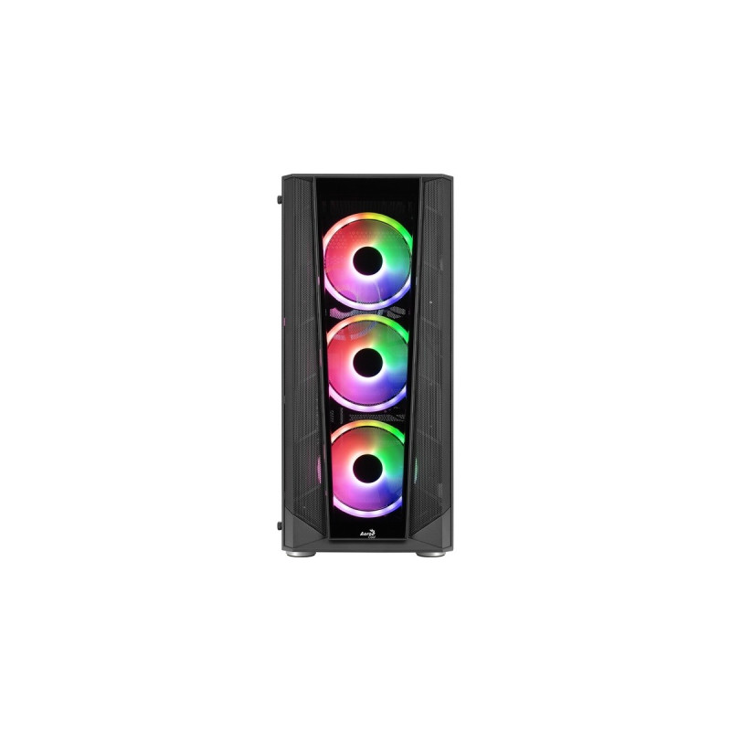 Aerocool Prism ARGB, Tower-Gehäuse(schwarz, Tempered Glass)
