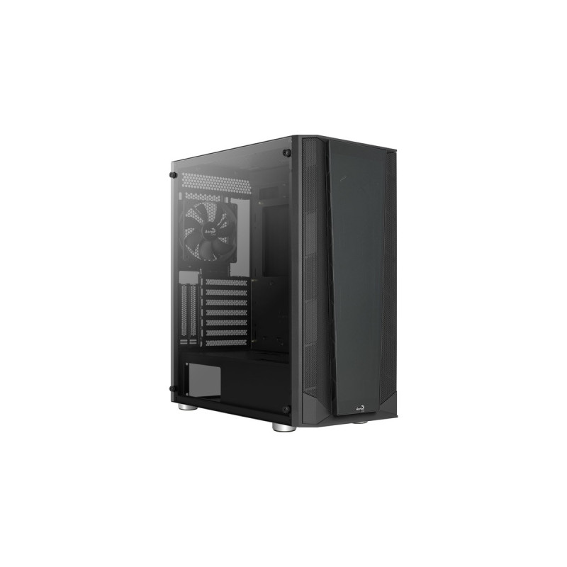 Aerocool Prism v1, Tower-Gehäuse(schwarz, Tempered Glass)