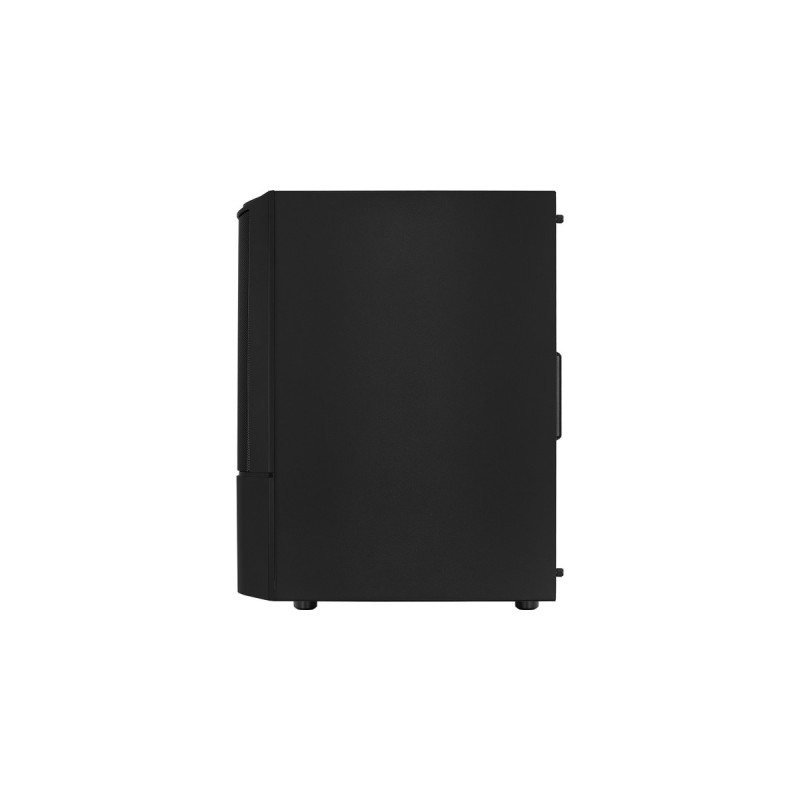 Aerocool Quantum Mesh-G-BK-v3, Tower-Gehäuse(schwarz/grau, Seitenteil aus Tempered Glass)