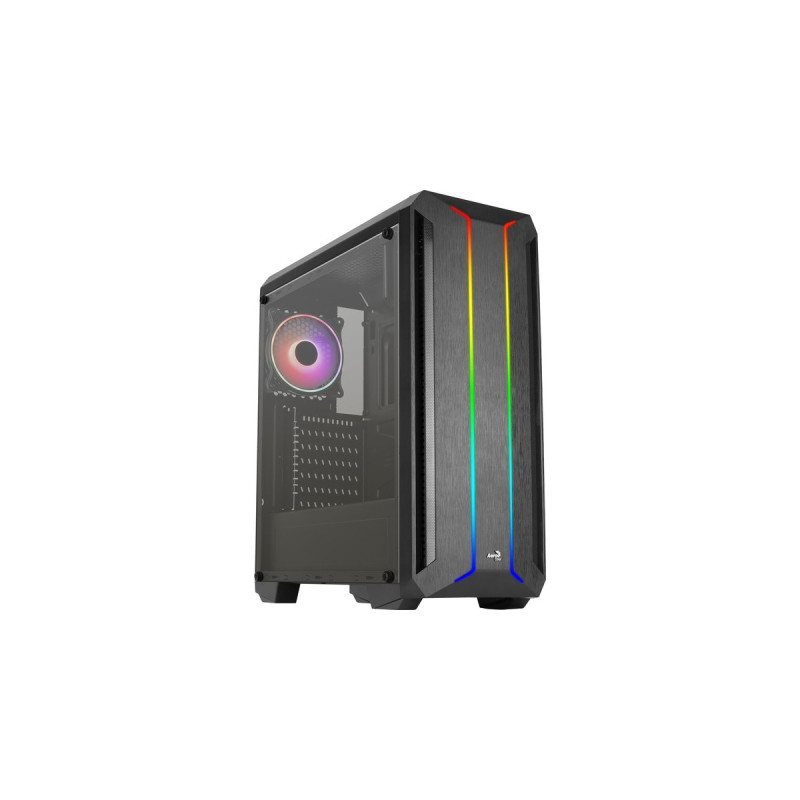Aerocool Skyline ARGB, Tower-Gehäuse(schwarz, Seitenteil aus Acryl)