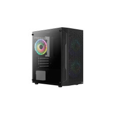 Aerocool Trinity Mini-G-BK-v2, Tower-Gehäuse(schwarz)