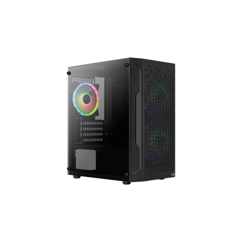Aerocool Trinity Mini-G-BK-v2, Tower-Gehäuse(schwarz)