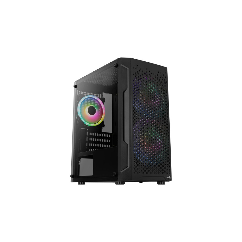 Aerocool Trinity Mini-G-BK-v2, Tower-Gehäuse(schwarz)