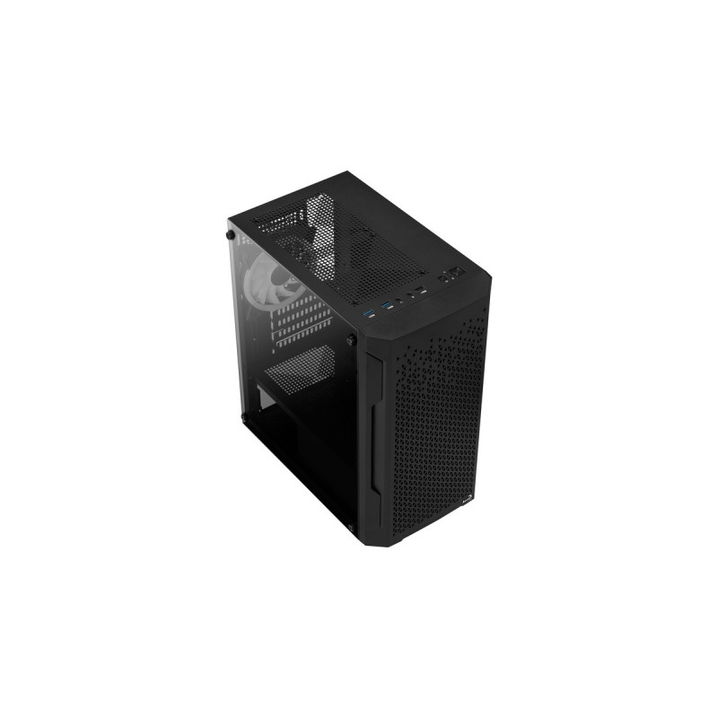 Aerocool Trinity Mini-G-BK-v3, Tower-Gehäuse(schwarz)