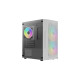Aerocool Trinity Mini G-WT-v3, Tower-Gehäuse(weiß, Tempered Glass)