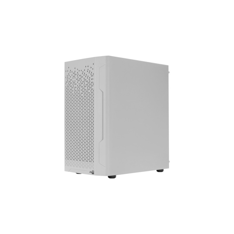 Aerocool Trinity Mini G-WT-v3, Tower-Gehäuse(weiß, Tempered Glass)