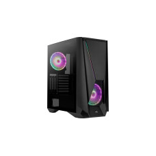 Aerocool Visor, Tower-Gehäuse(schwarz, Tempered Glass)