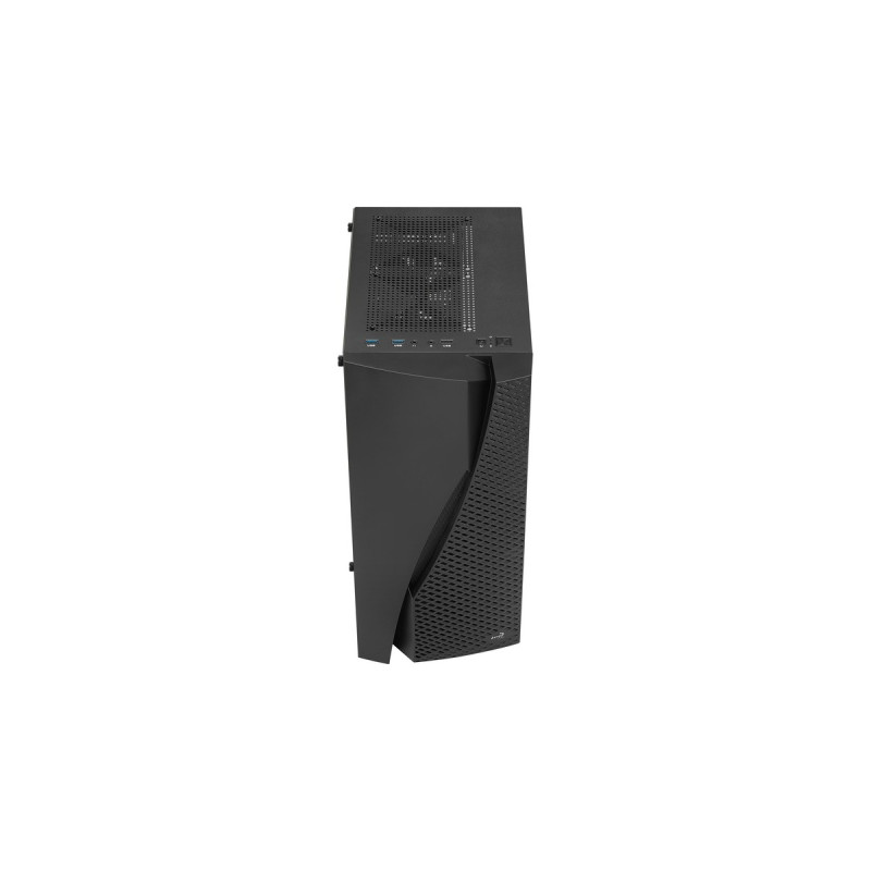 Aerocool Wave-G-BK-v1, Tower-Gehäuse(schwarz, Tempered Glass)