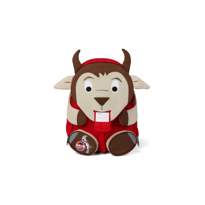 Affenzahn Großer Freund 1. FC Köln Hennes, Rucksack(braun/dunkelrot)