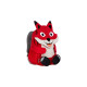 Affenzahn Großer Freund Fuchs , Rucksack(orange/schwarz, Alter 3-5 Jahre)