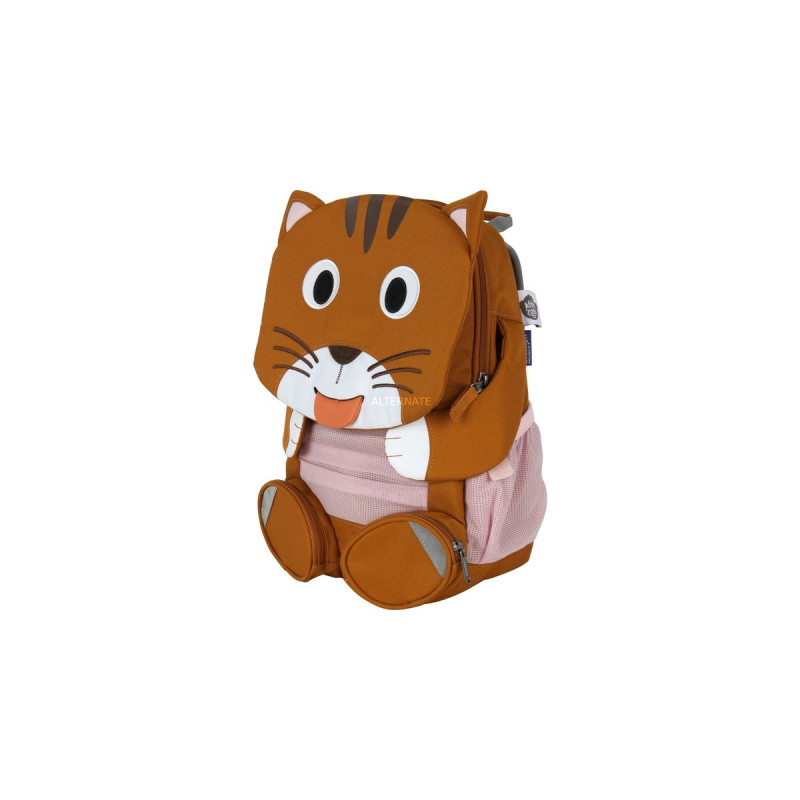 Affenzahn Großer Freund Katze, Rucksack(braun/pink)