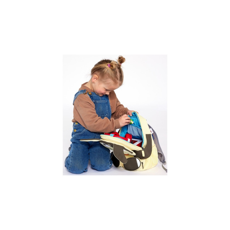 Affenzahn Großer Freund Tonie Hund, Rucksack(hellbraun/braun)