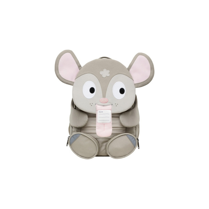 Affenzahn Großer Freund Tonie Maus, Rucksack(grau/pink)