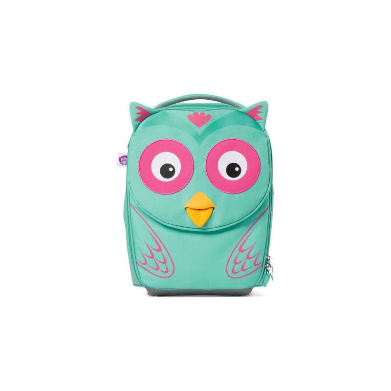 Affenzahn KinderKoffer Eluise Eule, Trolley(türkis/rosa)