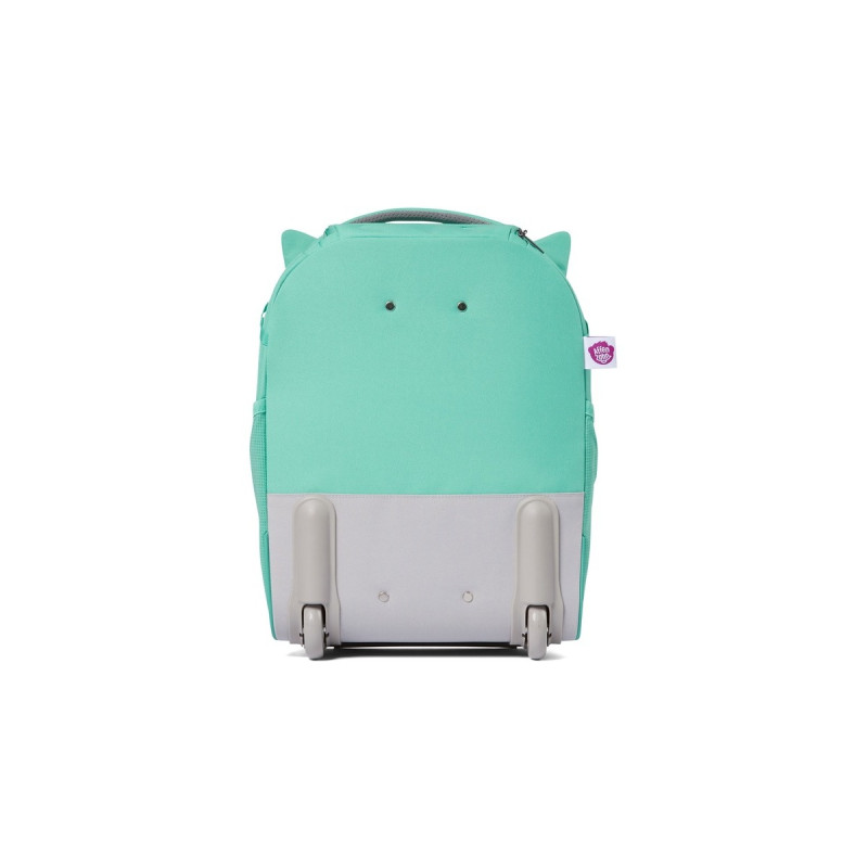 Affenzahn KinderKoffer Eluise Eule, Trolley(türkis/rosa)