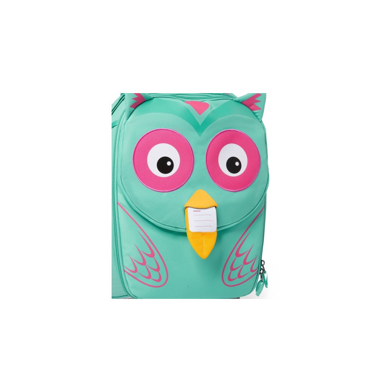 Affenzahn KinderKoffer Eluise Eule, Trolley(türkis/rosa)