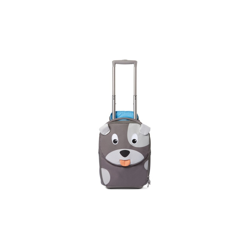 Affenzahn Kinderkoffer Hugo Hund, Trolley(grau)
