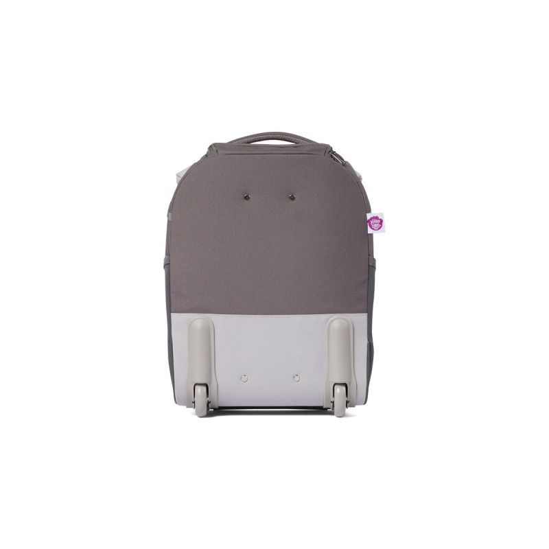 Affenzahn Kinderkoffer Hugo Hund, Trolley(grau)