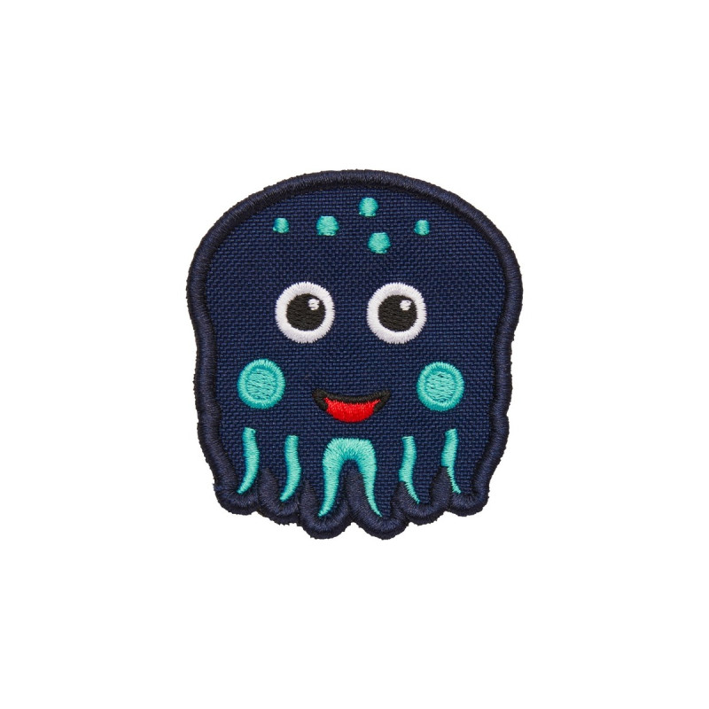 Affenzahn Klett-Badge Oktopus, Patch(blau)