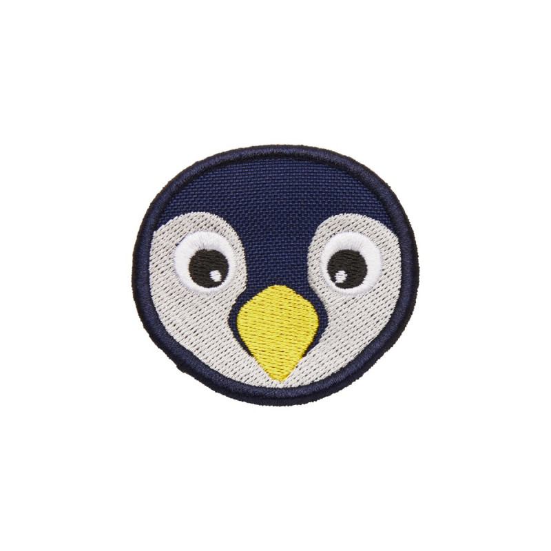 Affenzahn Klett-Badge Pinguin, Patch(blau/weiß)