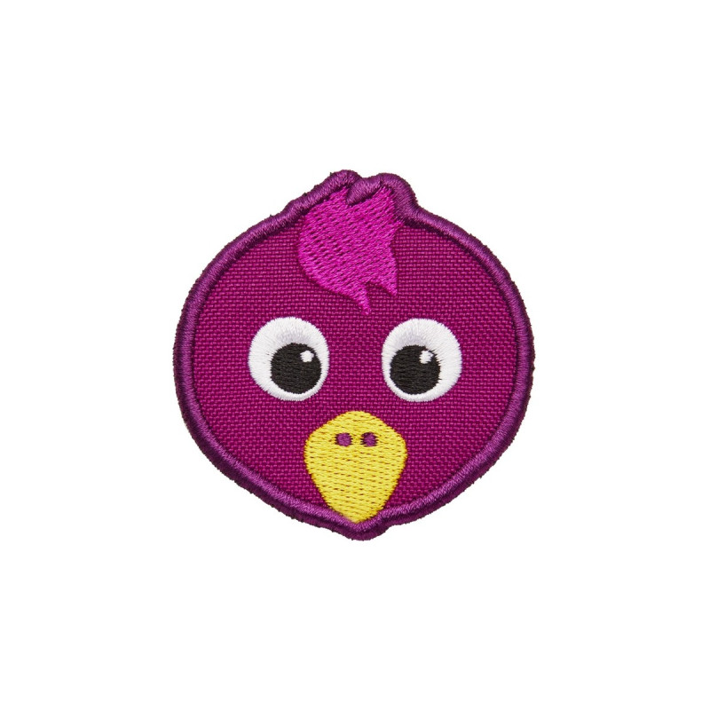 Affenzahn Klett-Badge Vogel, Patch(lila)