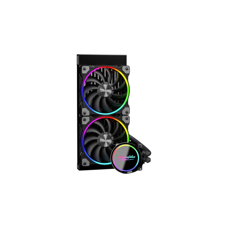 Alpenföhn Gletscherwasser 240 High Speed AiO RGB 240mm, Wasserkühlung(schwarz)