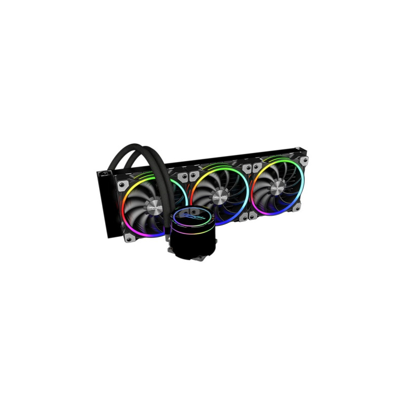 Alpenföhn Gletscherwasser 360 High Speed AiO RGB 360mm, Wasserkühlung(schwarz, Outlet)