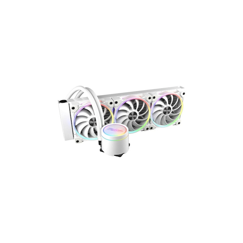 Alpenföhn Gletscherwasser 360 White RGB 360mm, Wasserkühlung(weiß, Outlet)