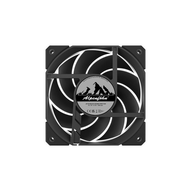 Alpenföhn JetStream, Gehäuselüfter(schwarz, 3er Pack)