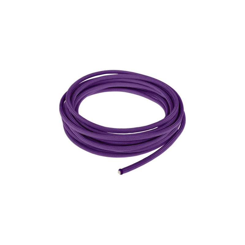 Alphacool AlphaCord Sleeve 4mm - 3,3 Meter, Schutzhülle(violett, Paracord 550 Typ 3)