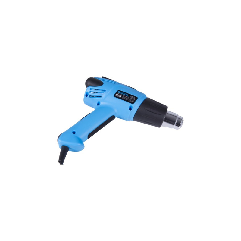 Alphacool Apex Heat Gun mit LCD, Heißluftgebläse(blau/schwarz, 2.000 Watt)