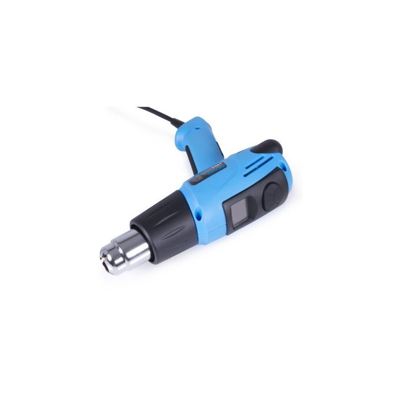 Alphacool Apex Heat Gun mit LCD, Heißluftgebläse(blau/schwarz, 2.000 Watt)