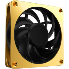 Alphacool Apex Stealth Metal 120mm Lüfter 2000rpm, Gehäuselüfter(gold/schwarz)