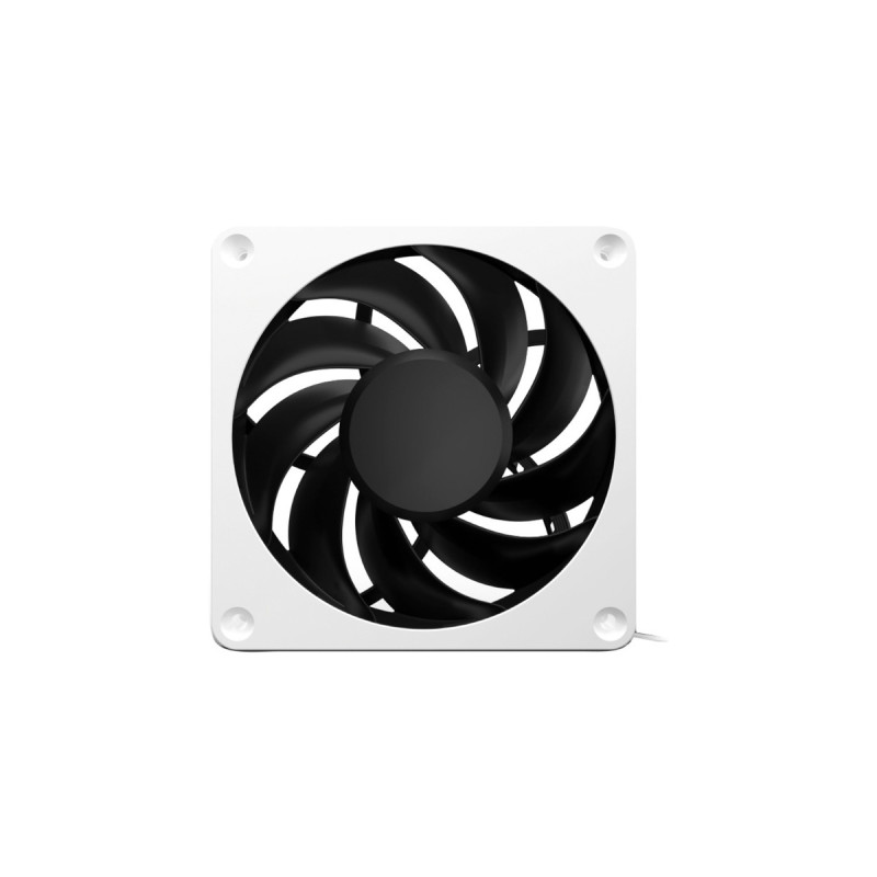 Alphacool Apex Stealth Metal Power 120mm Lüfter 3000rpm, Gehäuselüfter(weiß/schwarz)