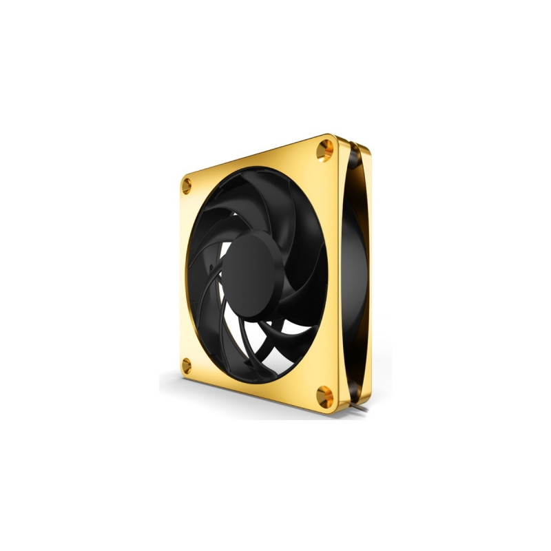 Alphacool Apex Stealth Metal Power 120mm Lüfter 3000rpm, Gehäuselüfter(gold/schwarz)