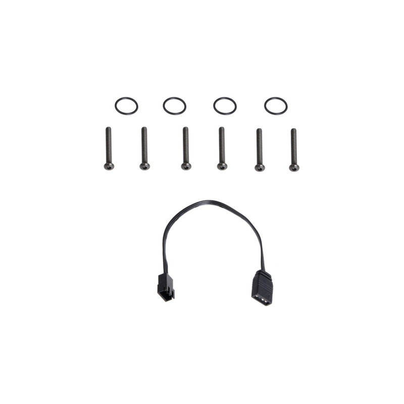 Alphacool Aurora GPX SLI Connector Dual X3 - Acryl - Digital RGB, Verbindung(transparent)