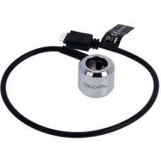 Alphacool Aurora HardTube LED Ring 13mm Chrome - RGB, LED-Streifen(chrom)