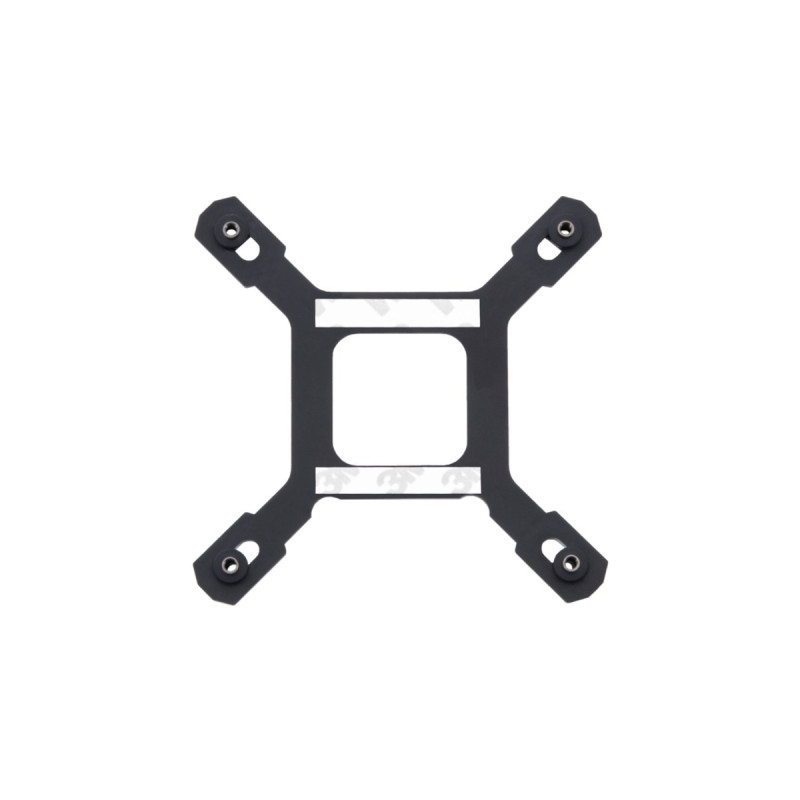 Alphacool Backplate mit Schrauben LGA 115x/1200/1700, Einbau-Kit(schwarz)