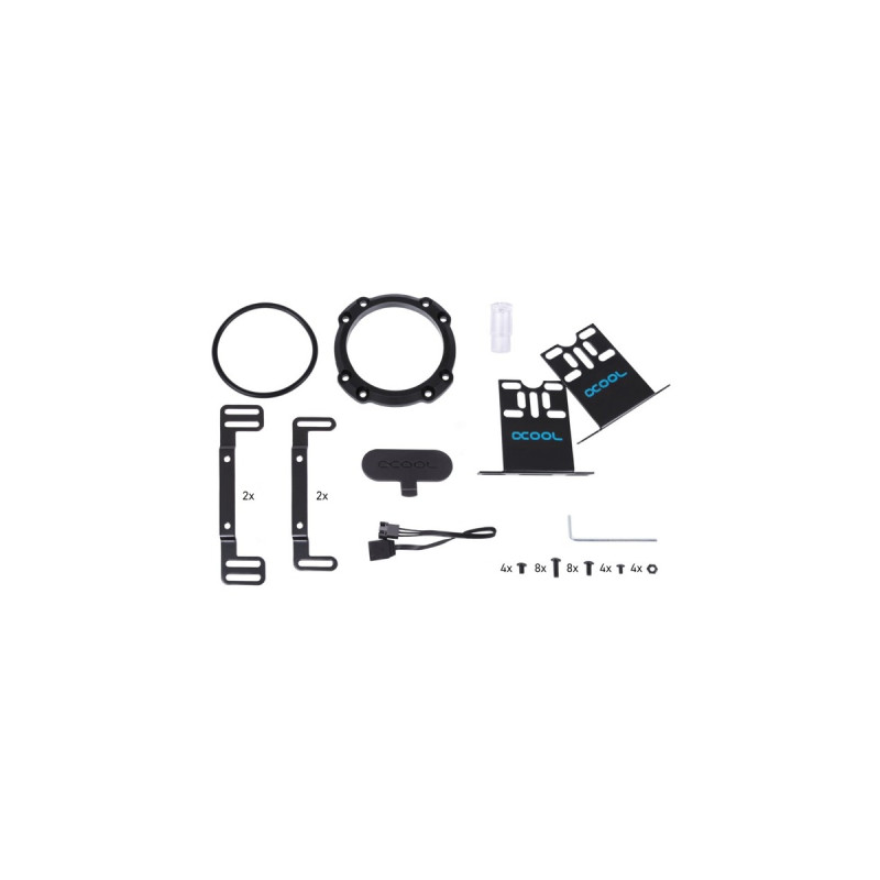 Alphacool Core 100 Aurora Ausgleichsbehälter D5/VPP Acetal/Acryl(schwarz)