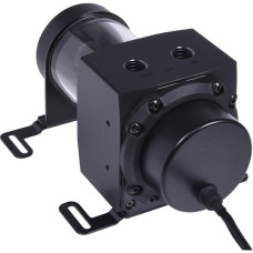 Alphacool Core 100 Aurora Reservoir Acetal/Acryl mit VPP Apex Pumpe(schwarz, Ausgleichsbehälter mit Pumpe)
