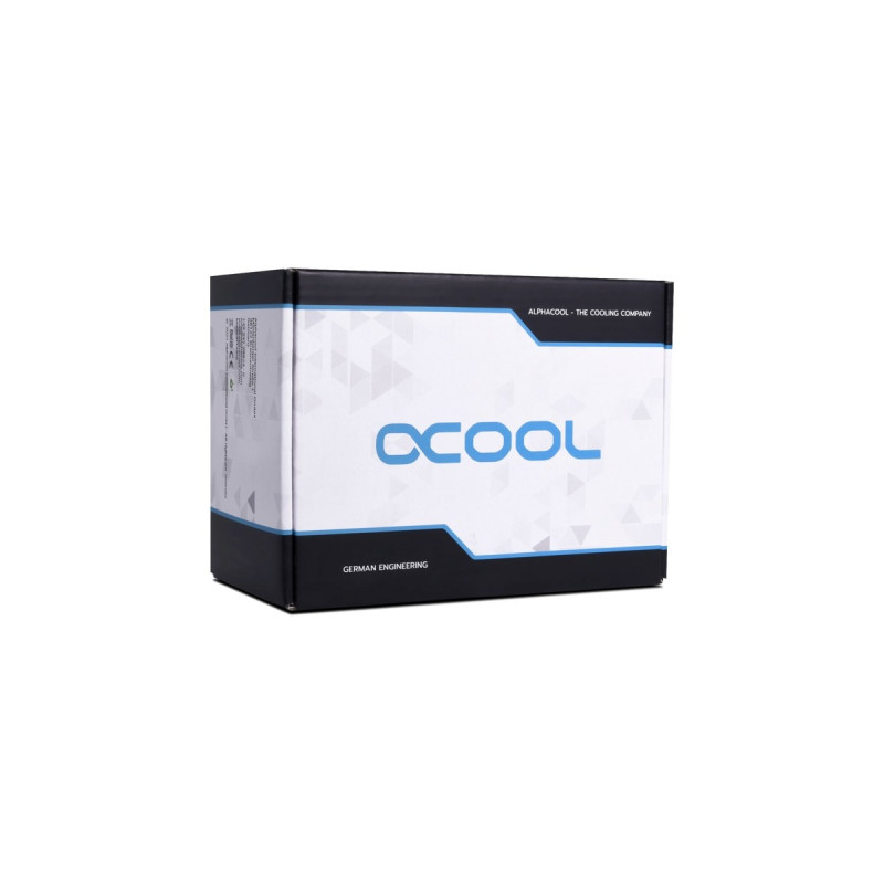 Alphacool Core 100 Aurora Reservoir Acetal/Acryl mit VPP Apex Pumpe(schwarz, Ausgleichsbehälter mit Pumpe)