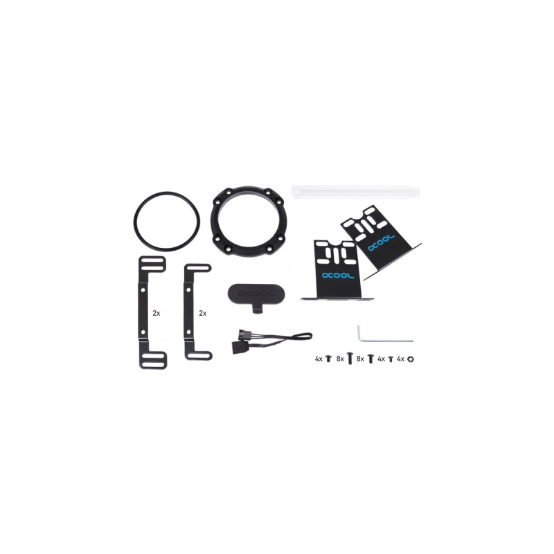 Alphacool Core 200 Aurora Ausgleichsbehälter D5/VPP Acetal/Acryl(schwarz)