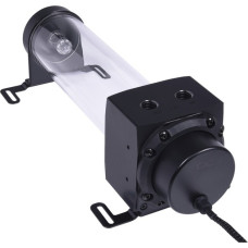 Alphacool Core 200 Aurora Reservoir Acetal/Acryl mit VPP Apex Pumpe(schwarz, Ausgleichsbehälter mit Pumpe)